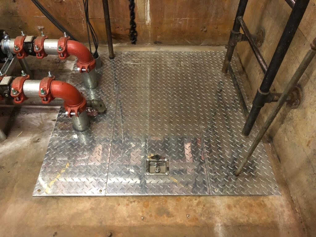Industrial Sump Pump Fabrication and installation.